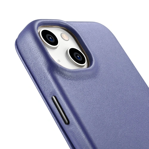 Buy iCarer CE Premium Leather Folio MagSafe Apple iPhone 14 Plus / 15 Plus light purple - ICR413 - {ean13} - Home Screen Store Europe