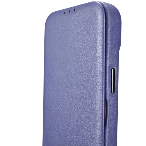 Kup Case iCarer CE Premium Leder Folio MagSafe Apple iPhone 14 Plus / 15 Plus helllila - ICR413 - {ean13} - Sklep Home Screen