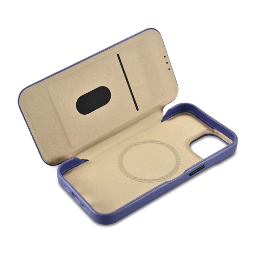 Kup Case iCarer CE Premium Leder Folio MagSafe Apple iPhone 14 Plus / 15 Plus helllila - ICR413 - {ean13} - Sklep Home Screen