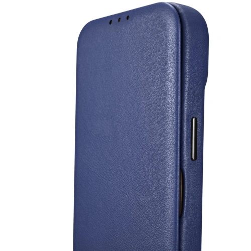 Kup Case iCarer CE Premium Leder Folio MagSafe Apple iPhone 14 Plus / 15 Plus blau - ICR414 - {ean13} - Sklep Home Screen