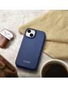 Kup Husă iCarer CE Premium Leather Folio MagSafe Apple iPhone 14 Plus / 15 Plus albastru - ICR414 - {ean13} - Sklep Home Screen