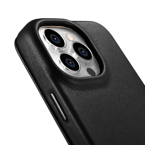 Kup Etui iCarer CE Premium bőrtok MagSafe Apple iPhone 14 Pro Max fekete - ICR415 - {ean13} - Sklep Home Screen
