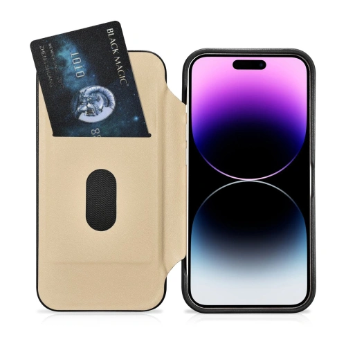 Kup Etui iCarer CE Premium Leather Folio MagSafe Apple iPhone 14 Pro Max černé - ICR415 - {ean13} - Sklep Home Screen