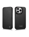 Buy iCarer CE Premium Leather Folio MagSafe Apple iPhone 14 Pro Max black - ICR415 - {ean13} - Home Screen Store Europe