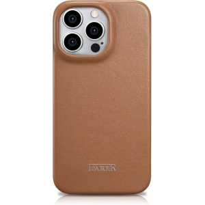 Kup Case iCarer CE Premium Leder Folio MagSafe Apple iPhone 14 Pro Max braun - ICR416 - {ean13} - Sklep Home Screen