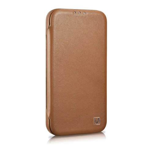 Kup Etui iCarer CE Premium Leather Folio MagSafe Apple iPhone 14 Pro Max hnědý - ICR416 - {ean13} - Sklep Home Screen