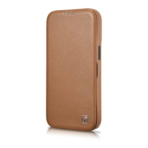 Kup Etui iCarer CE Premium Leather Folio MagSafe Apple iPhone 14 Pro Max hnědý - ICR416 - {ean13} - Sklep Home Screen