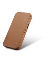 Kup Etui iCarer CE Premium Leather Folio MagSafe Apple iPhone 14 Pro Max brązowy - ICR416 - {ean13} - Sklep Home Screen