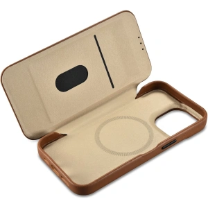 Kup Etui iCarer CE Premium Leather Folio MagSafe Apple iPhone 14 Pro Max hnědý - ICR416 - {ean13} - Sklep Home Screen