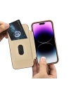 Kup Case iCarer CE Premium Leder Folio MagSafe Apple iPhone 14 Pro Max braun - ICR416 - {ean13} - Sklep Home Screen