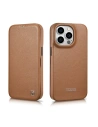 Kup Etui iCarer CE Premium Leather Folio MagSafe Apple iPhone 14 Pro Max brązowy - ICR416 - {ean13} - Sklep Home Screen
