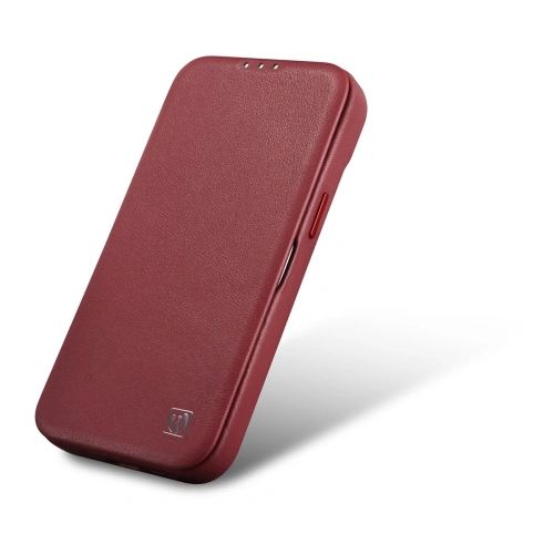 Kup Etui iCarer CE Premium Leather Folio MagSafe Apple iPhone 14 Pro Max červené - ICR417 - {ean13} - Sklep Home Screen