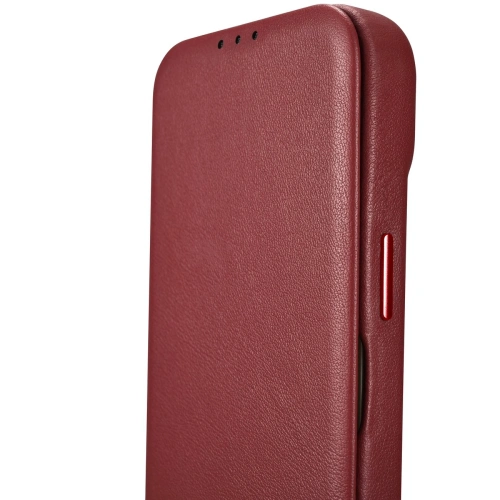 Kup Etui iCarer CE Premium Leather Folio MagSafe Apple iPhone 14 Pro Max červené - ICR417 - {ean13} - Sklep Home Screen
