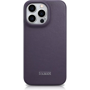 Kup Carcasă iCarer CE Premium Leather Folio MagSafe Apple iPhone 14 Pro Max violet închis - ICR418 - {ean13} - Sklep Home Screen