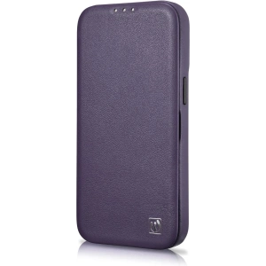 Kup Etui iCarer CE Premium Leather Folio MagSafe Apple iPhone 14 Pro Max tmavě fialové - ICR418 - {ean13} - Sklep Home Screen