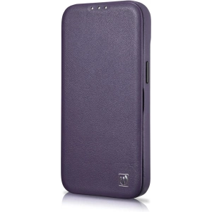Kup Etui iCarer CE Premium Leather Folio MagSafe Apple iPhone 14 Pro Max tmavě fialové - ICR418 - {ean13} - Sklep Home Screen