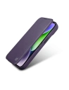 Kup Case iCarer CE Premium Leder Folio MagSafe Apple iPhone 14 Pro Max dunkelviolett - ICR418 - {ean13} - Sklep Home Screen