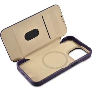 Kup Etui iCarer CE Premium Leather Folio MagSafe Apple iPhone 14 Pro Max tmavě fialové - ICR418 - {ean13} - Sklep Home Screen