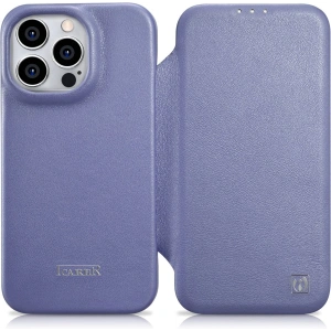 Kup Carcasă iCarer CE Premium Leather Folio MagSafe Apple iPhone 14 Pro Max violet deschis - ICR419 - {ean13} - Sklep Home Screen