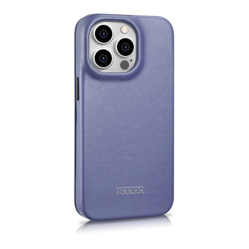 Kup Case iCarer CE Premium Leder Folio MagSafe Apple iPhone 14 Pro Max helllila - ICR419 - {ean13} - Sklep Home Screen