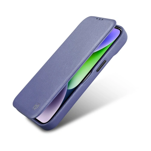 Kup Case iCarer CE Premium Leder Folio MagSafe Apple iPhone 14 Pro Max helllila - ICR419 - {ean13} - Sklep Home Screen