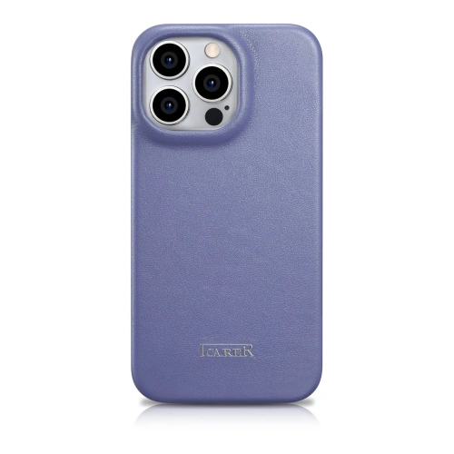Kup Case iCarer CE Premium Leder Folio MagSafe Apple iPhone 14 Pro Max helllila - ICR419 - {ean13} - Sklep Home Screen