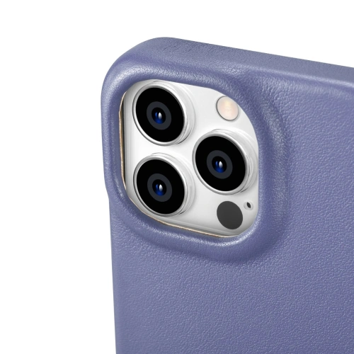 Kup Carcasă iCarer CE Premium Leather Folio MagSafe Apple iPhone 14 Pro Max violet deschis - ICR419 - {ean13} - Sklep Home Screen
