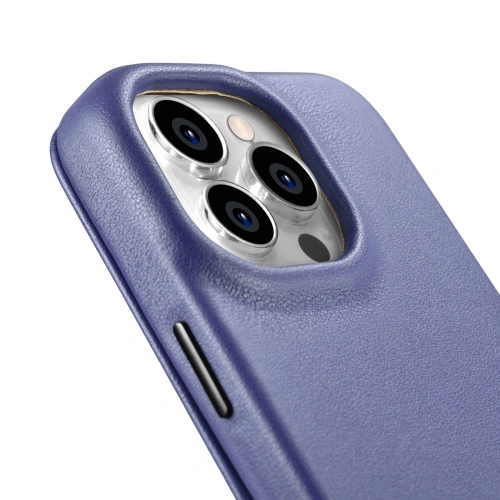 Kup Carcasă iCarer CE Premium Leather Folio MagSafe Apple iPhone 14 Pro Max violet deschis - ICR419 - {ean13} - Sklep Home Screen