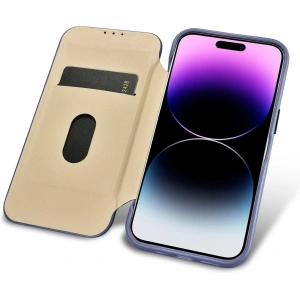 Kup Carcasă iCarer CE Premium Leather Folio MagSafe Apple iPhone 14 Pro Max violet deschis - ICR419 - {ean13} - Sklep Home Screen