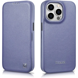 Kup Carcasă iCarer CE Premium Leather Folio MagSafe Apple iPhone 14 Pro Max violet deschis - ICR419 - {ean13} - Sklep Home Screen