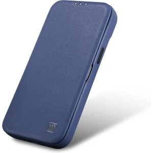 Kup Husă iCarer CE Premium Leather Folio MagSafe Apple iPhone 14 Pro Max albastru - ICR420 - {ean13} - Sklep Home Screen