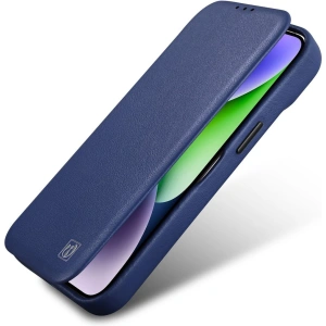 Kup Etui iCarer CE Premium Leather Folio MagSafe Apple iPhone 14 Pro Max modrý - ICR420 - {ean13} - Sklep Home Screen