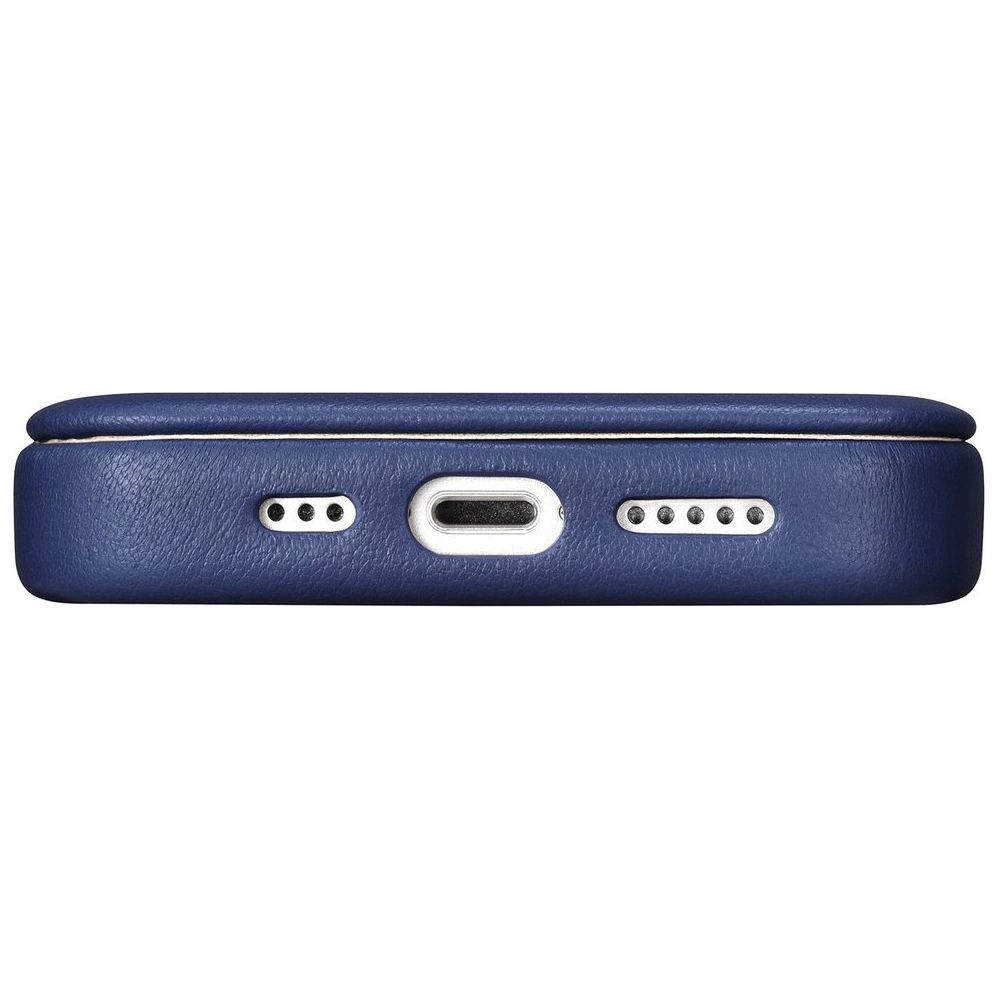 Etui iCarer CE Premium Leather Folio MagSafe Apple iPhone 14 Pro Max niebieski