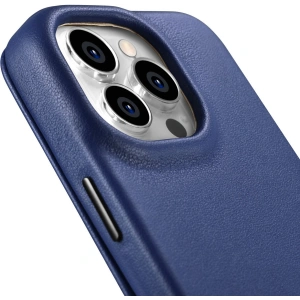 Kup Case iCarer CE Premium Leder Folio MagSafe Apple iPhone 14 Pro Max blau - ICR420 - {ean13} - Sklep Home Screen