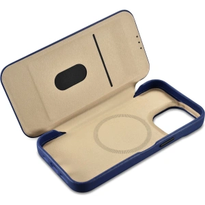 Kup Etui iCarer CE Premium Leather Folio MagSafe Apple iPhone 14 Pro Max modrý - ICR420 - {ean13} - Sklep Home Screen