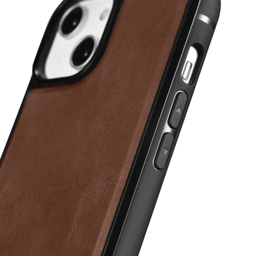 Kup Etui iCarer Leather Oil Wax MagSafe Apple iPhone 14 brązowy - ICR422 - {ean13} - Sklep Home Screen