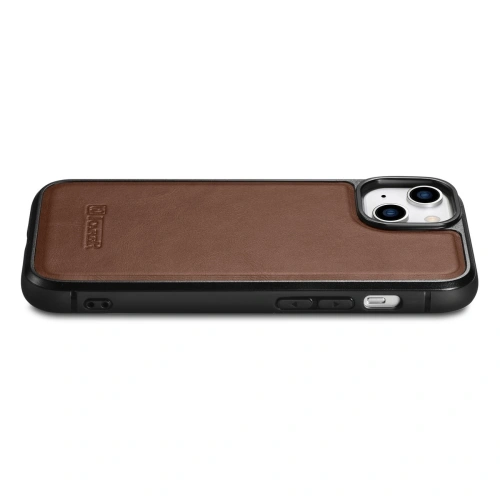 Kup Etui iCarer Leather Oil Wax MagSafe Apple iPhone 14 brązowy - ICR422 - {ean13} - Sklep Home Screen