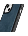 Kup Case iCarer Leder Öl Wachs MagSafe Apple iPhone 14 blau - ICR423 - {ean13} - Sklep Home Screen