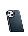 Kup Etui iCarer Leather Oil Wax MagSafe Apple iPhone 14 niebieski - ICR423 - {ean13} - Sklep Home Screen