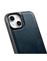 Kup Etui iCarer Leather Oil Wax MagSafe Apple iPhone 14 niebieski - ICR423 - {ean13} - Sklep Home Screen
