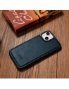 Kup Etui iCarer Leather Oil Wax MagSafe Apple iPhone 14 niebieski - ICR423 - {ean13} - Sklep Home Screen