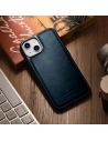 Kup Etui iCarer Leather Oil Wax MagSafe Apple iPhone 14 niebieski - ICR423 - {ean13} - Sklep Home Screen