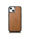 Case iCarer Lederölwachs MagSafe Apple iPhone 14 hellbraun