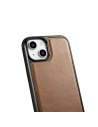 Kup Etui iCarer Leather Oil Wax MagSafe Apple iPhone 14 jasnobrązowy - ICR424 - {ean13} - Sklep Home Screen