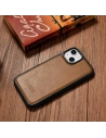 Kup Etui iCarer Leather Oil Wax MagSafe Apple iPhone 14 jasnobrązowy - ICR424 - {ean13} - Sklep Home Screen