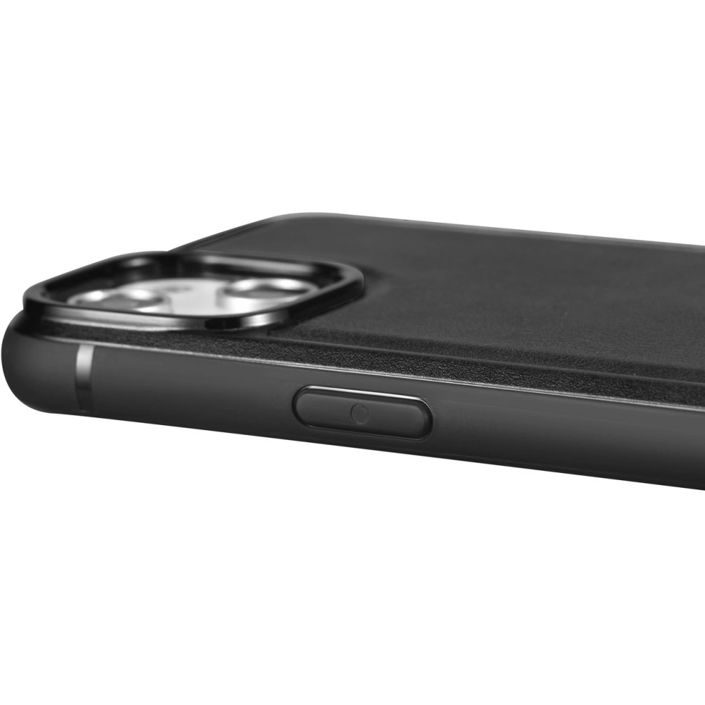 Etui iCarer Leather Oil Wax MagSafe Apple iPhone 14 Pro czarny