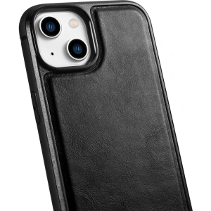 Kup Etui iCarer Leather Oil Wax MagSafe Apple iPhone 14 Plus / 15 Plus černé - ICR429 - {ean13} - Sklep Home Screen
