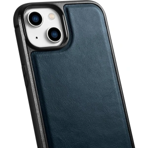 Kup Etui iCarer Leather Oil Wax MagSafe Apple iPhone 14 Plus / 15 Plus modré - ICR431 - {ean13} - Sklep Home Screen