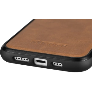Kup Etui iCarer Leather Oil Wax MagSafe Apple iPhone 14 Plus / 15 Plus světle hnědý - ICR432 - {ean13} - Sklep Home Screen