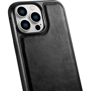 Kup Etui iCarer Leather Oil Wax MagSafe Apple iPhone 14 Pro Max černé - ICR433 - {ean13} - Sklep Home Screen